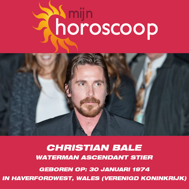 Het Astrologische Profiel van Christian Bale als Waterman