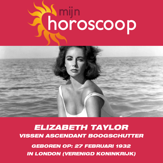 Ontdek het astrologisch portret van Elizabeth Taylor als Vissen