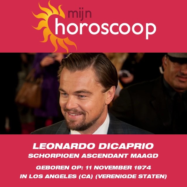 Leonardo DiCaprio\'s Scorpio Astrologie Inzichten