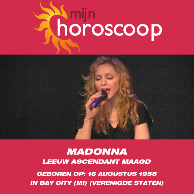 Madonna\'s astrologisch profiel als Leeuw