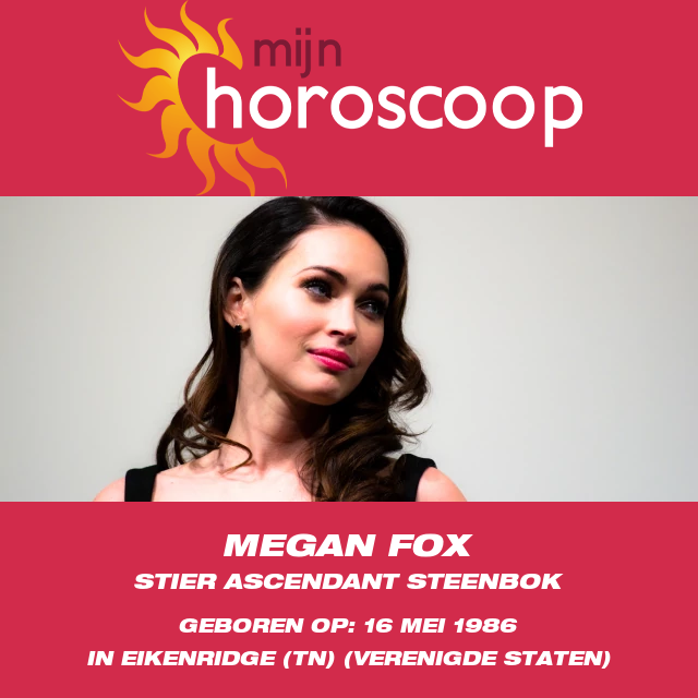 Megan Fox\'s Stier Astrologie Ontdekt