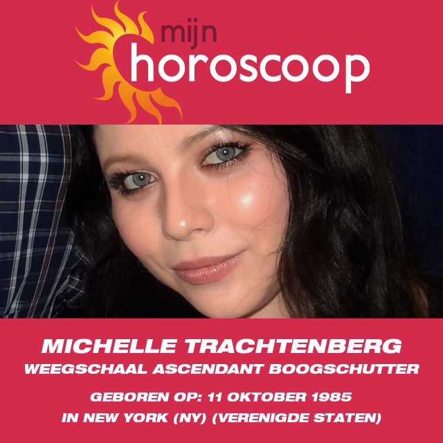 Michelle Trachtenberg: Astrologische Inzichten voor Weegschaal