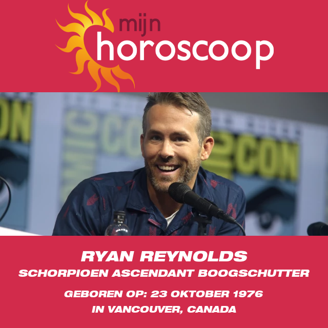 Ryan Reynolds: Astrologische Inzichten in de Kenmerken van Schorpioen