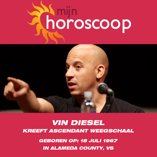 Vin Diesel Astrologisch Portret: Kenmerken van het Sterrenbeeld Kanker Verklaard