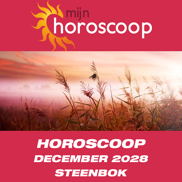 Maandelijkse horoscoop voor de maand December 2028 voor Steenbok