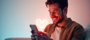 Liefdesontmoeting via internet